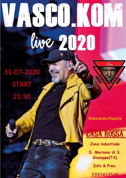 Vasco.kom live Tour Estivo 2020