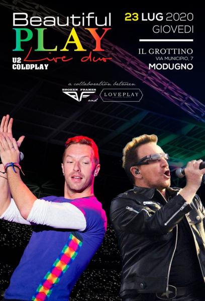 Beautiful Play U2 & Coldplay Live Duo - Il Grottino
