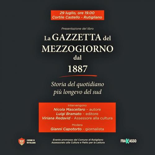 Presentazione del libro: "La Gazzetta del Mezzogiorno dal 1887. Storia del quotidiano più longevo del Sud"