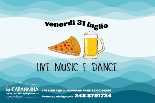 Focaccia e Birra...Live Music e Dance
