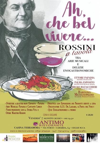 Ah, che bel Vivere.... Rossini a tavola