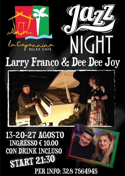 JAZZ NIGHT con LARRY FRANCO & DEE DEE JOY