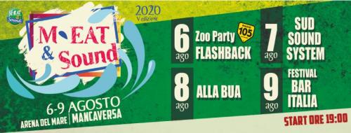 Al M-eat & Sound con Zoo Party Flashback, Alla Bua, Bar Italia e Sud Sound System