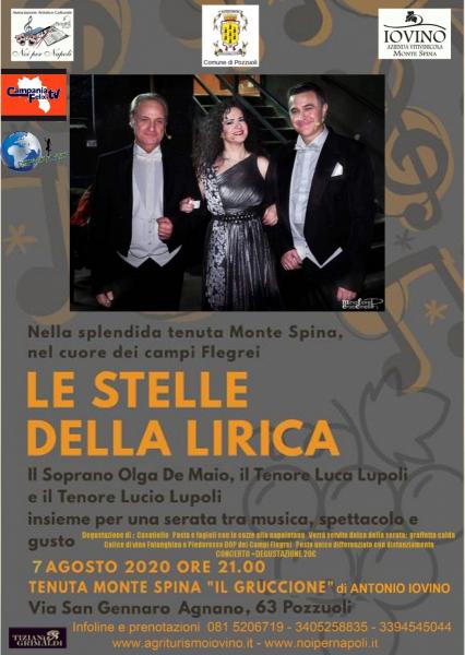 Le Stelle della lirica per una serata tra musica, spettacolo e gusto