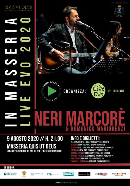 Neri Marcorè - "Live Evo In Masseria" 2^ edizione