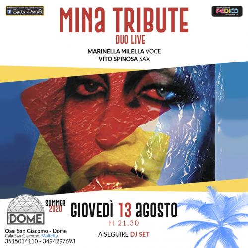 Mina tribute duo live a Molfetta
