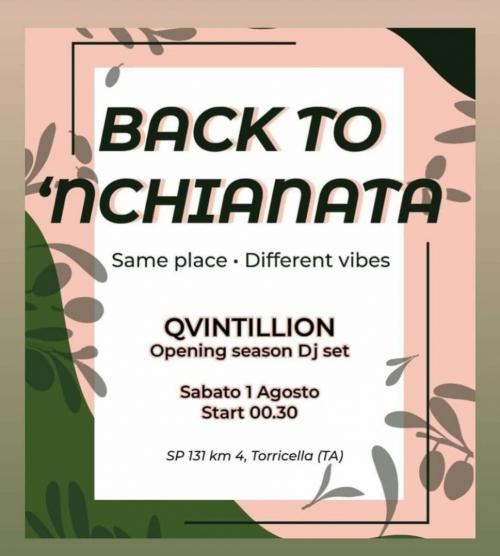 "Back To Nchianata - Opening Season Party": Qvintillion Dj Set