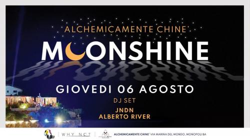06.08 Moonshine il GIOVEDì SERA ad Alchemicamente Chinè