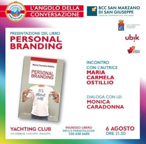 Il Personal Branding raccontato dalla scrittrice Maria Carmela Ostillio