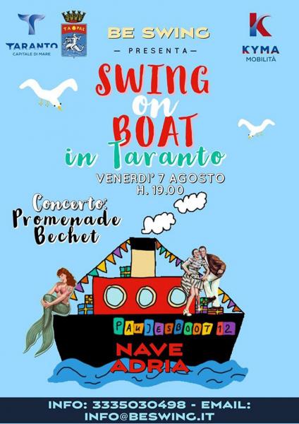 Swing on boat in Taranto