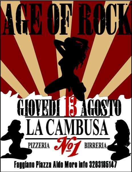 Age Of Rock Live @Cambusa Pub - Faggiano (TA)