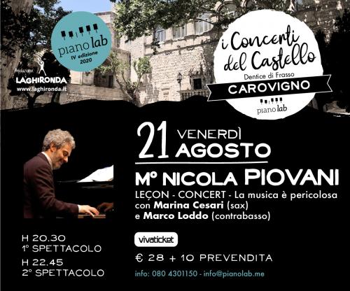 Piano Lab 2020 - Recital del M° Nicola Piovani
