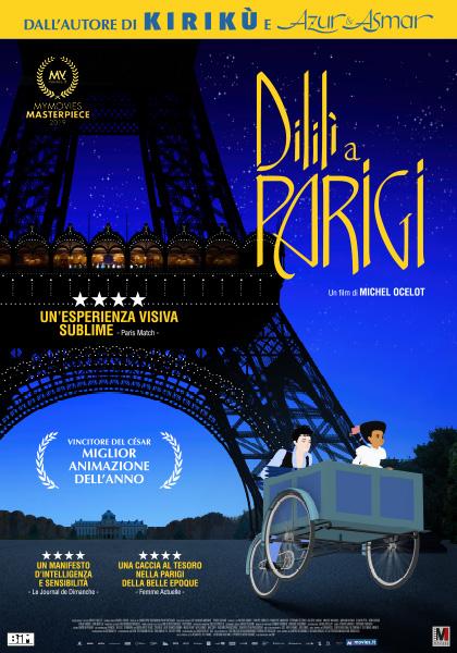 Dililì a Parigi di Michel Ocelot_CinemAscuola Rassegna cinematografica