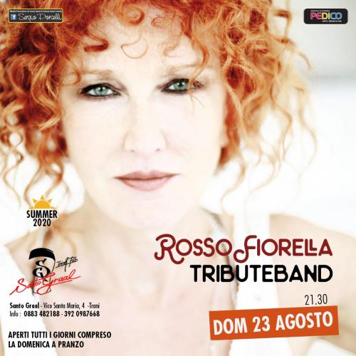 Rosso Fiorella tribute band a Trani
