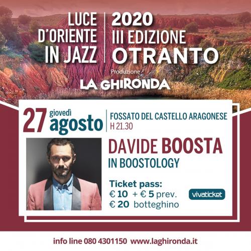 Davide Boosta Dileo in Boostology | Luce d’Oriente in Jazz