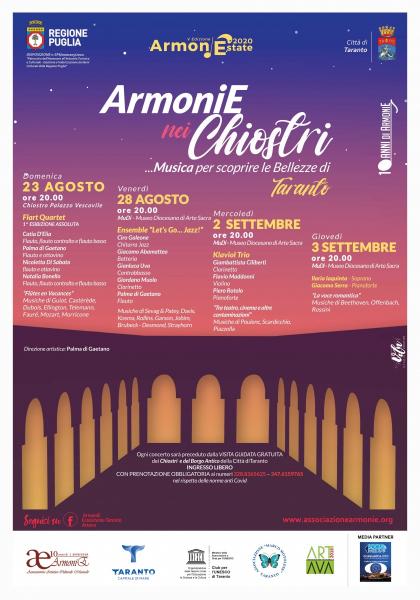 Let's go ...Jazz - ArmoniE nei Chiostri a Taranto