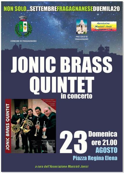 Jonic Brass Quintet in concerto
