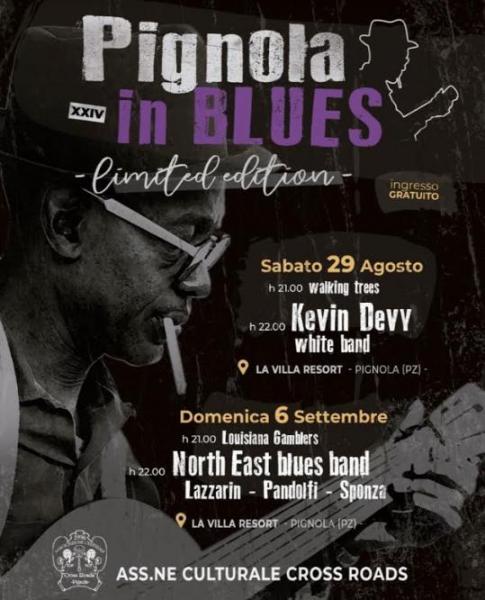 Kevin Devy white band live per il Pignola in Blues