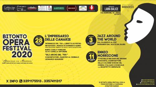 Jazz around the world per il Bitonto Opera Festival