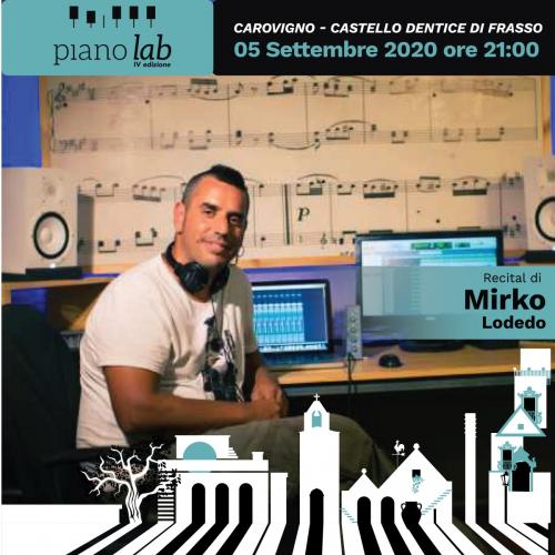 Piano Lab: a Carovigno con Mirko Lodedo e il concerto - spettacolo «Vi racconto il mio piano»