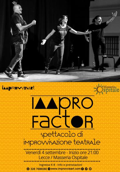 ImproFactor - spettacolo di Improvvisazione Teatrale a Lecce