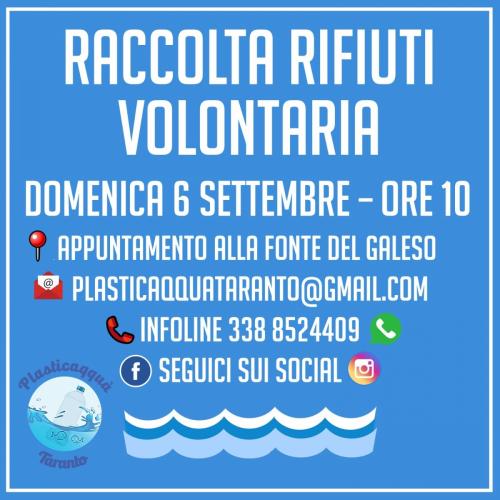 Raccolta Volontaria Rifiuti alla fonte del Fiume Galeso