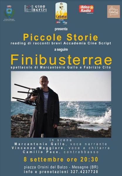 “Finibusterrae” lo spettacolo in scena a Mesagne