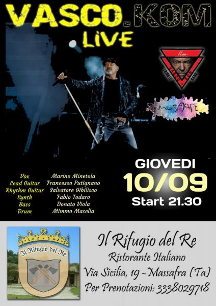 Vasco.kom live tour estivo 2020