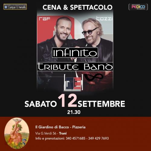 Infinito - Raf & Tozzi tribute band - cena e spettacolo Trani