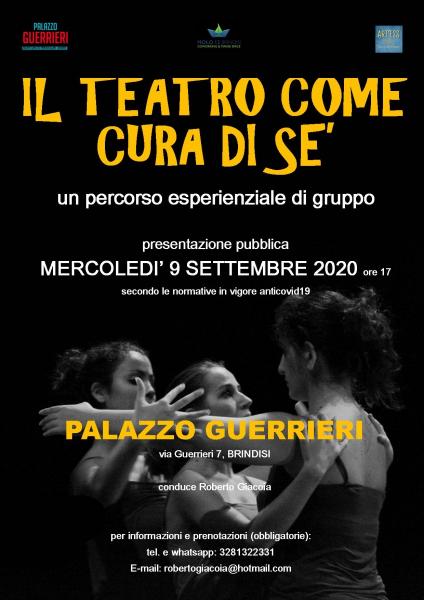 IL TEATRO COME CURA DI SÈ