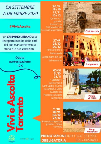 Vivi & Ascolta Taranto : cammino in città