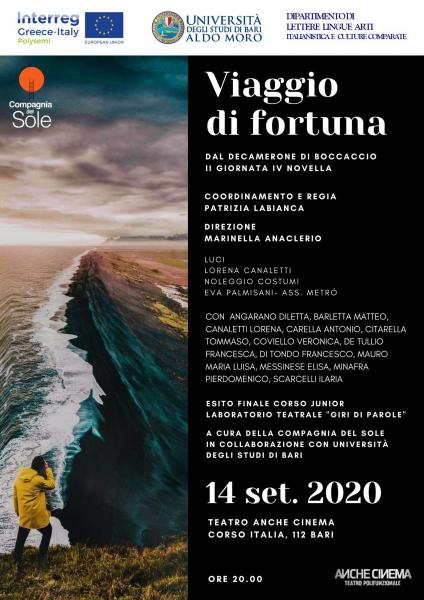 LA COMPAGNIA DEL SOLE PRESENTA GLI ESITI DEI LABORATORI GIRI DI PAROLE, REALIZZATI ALL’INTERNO DEL PROGETTO INTERREG 2014-2020 POLYSEMI