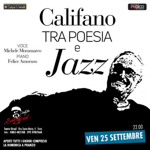 Califano tra poesia e Jazz - Trani