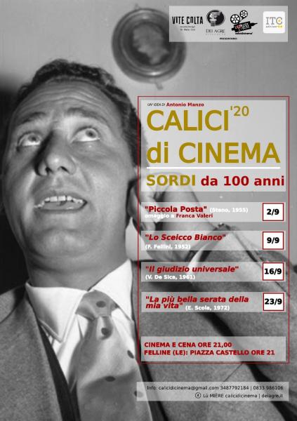 Lù Mière Calicidicinema. Sordi da 100 anni Omaggio ad Alberto Sordi