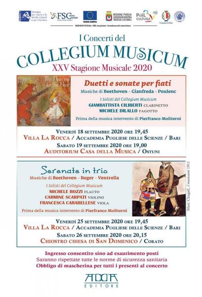 XXVI stagione Concertistica Caelium - Concerto straordinario de I solisti del Collegium Musicum