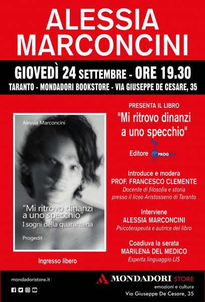 Alessia Marconcini presenta "“Mi ritrovo dinanzi a uno specchio” I sogni della quarantena.