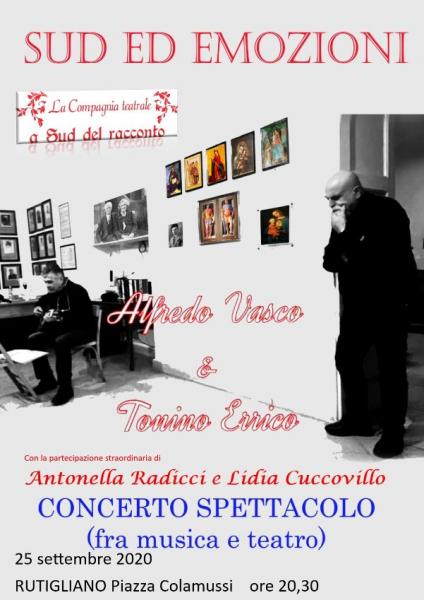 «SUD ED EMOZIONI»: Concerto - Spettacolo tra Musica e Teatro