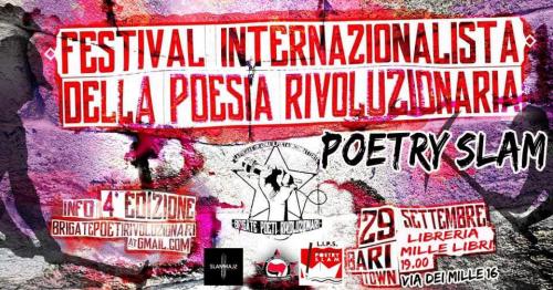 Festival Internazionalista della Poesia Rivoluzionaria Poetry Slam