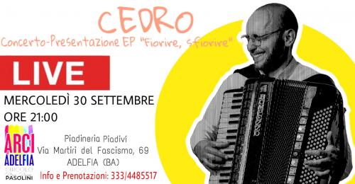 CEDRO Live / Concerto-Presentazione EP / Piadivì/ Arci Pasolini