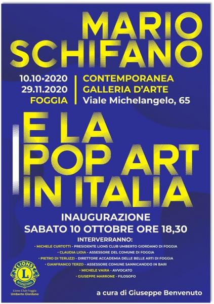 MARIO SCHIFANO E LA POP ART ITALIANA