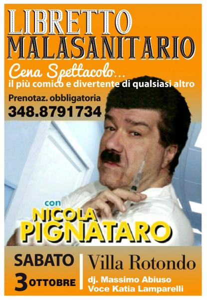 Cena Spettacolo con Nicola Pignataro