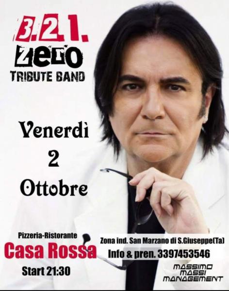 Cena/spettacolo con i 3.2.1.zero tribute band