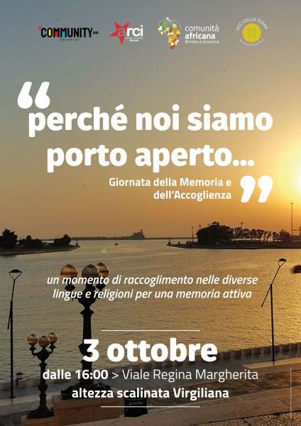 "perchè noi siamo porto aperto..." - Giornata della Memoria e dell'Accoglienza