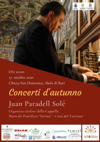 Concerto di Juan Paradell Solé, Organista Titolare della Cappella Musicale Pontificia "Sistina", Città del Vaticano