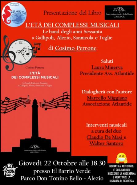 Presentazione de L'età dei complessi musicali di Cosimo Perrone
