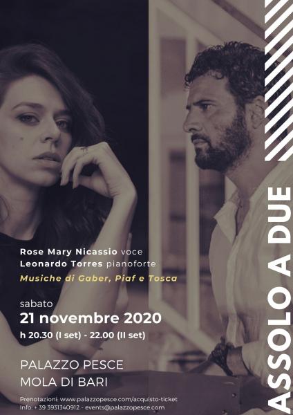 Assolo a due [Musiche di Gaber, Tosca e Piaf]