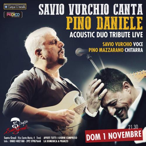 Savio Vurchio canta Pino Daniele a Trani