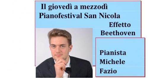 Il pianista Michele Fazio live con "Effetto Beethoven"