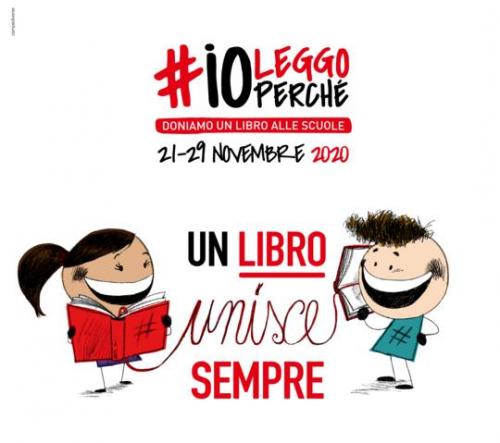 #IOLEGGOPERCHÈ 2020: dal 21 al 29 novembre l’invito a regalare libri alle scuole italiane