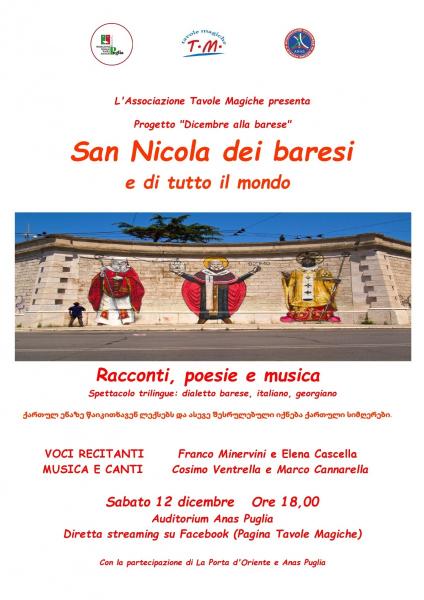 San Nicola dei baresi e di tutto il mondo  - Spettacolo trilingue